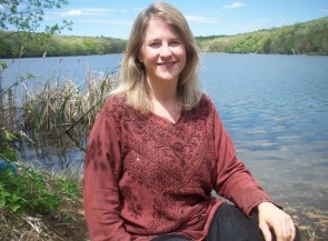 Kathy Levac by lake