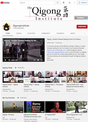 QI youtube channel homepage